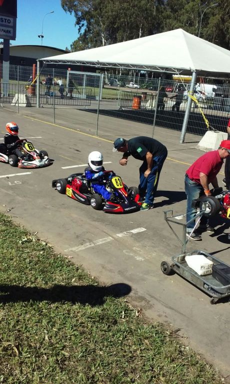 Eduardo Boessio no Kart