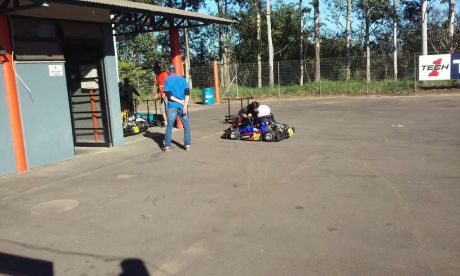 Eduardo Boessio no Kart