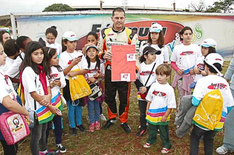 Boessio participando do Truck Kids