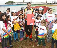 Boessio participando do Truck Kids