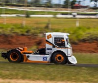 Caminhão Volvo de Régis Boessio nos treinos em Tarumã