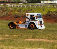 Caminhão Volvo de Régis Boessio nos treinos em Tarumã